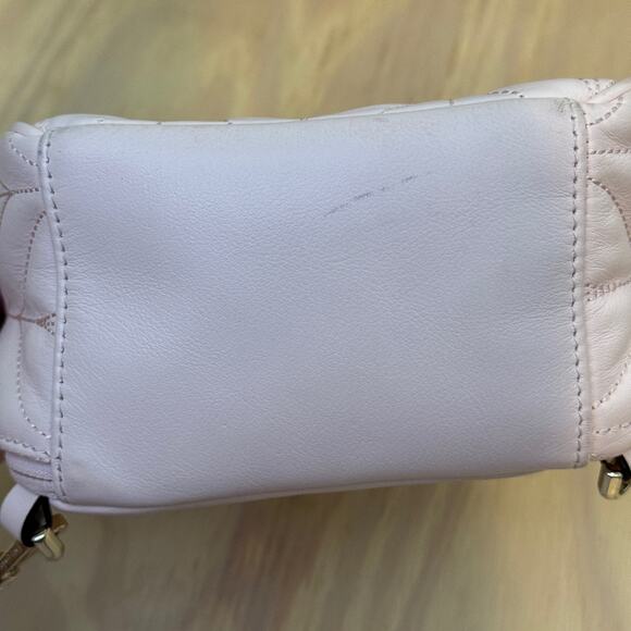 Kate Spade Briar Lane Quilted Mini Convertible Light Pink Backpack - Picture 7 of 10